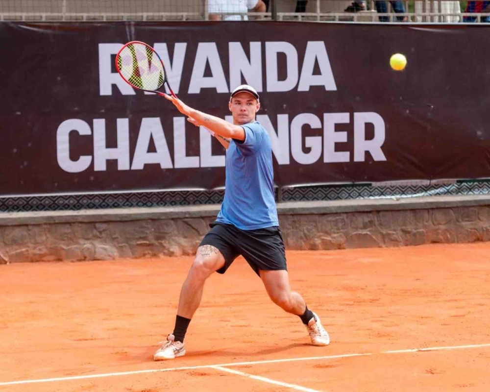 Kamil Majchrzak in action during a past competition. Kigali is set to become a stage for international tennis once again from February 24 to March 9, at the Kicukiro Ecology Tennis Club. Courtesy