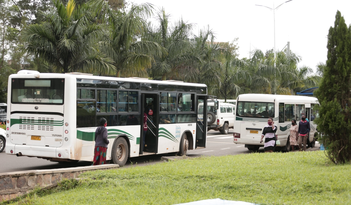 Kigali&#039;s dedicated bus lanes are designed to separate buses from general traffic. File