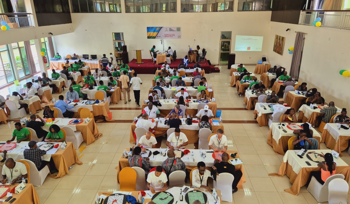 Players participating at  the African Scrabble Championship that took place in Kigali in October 2024.