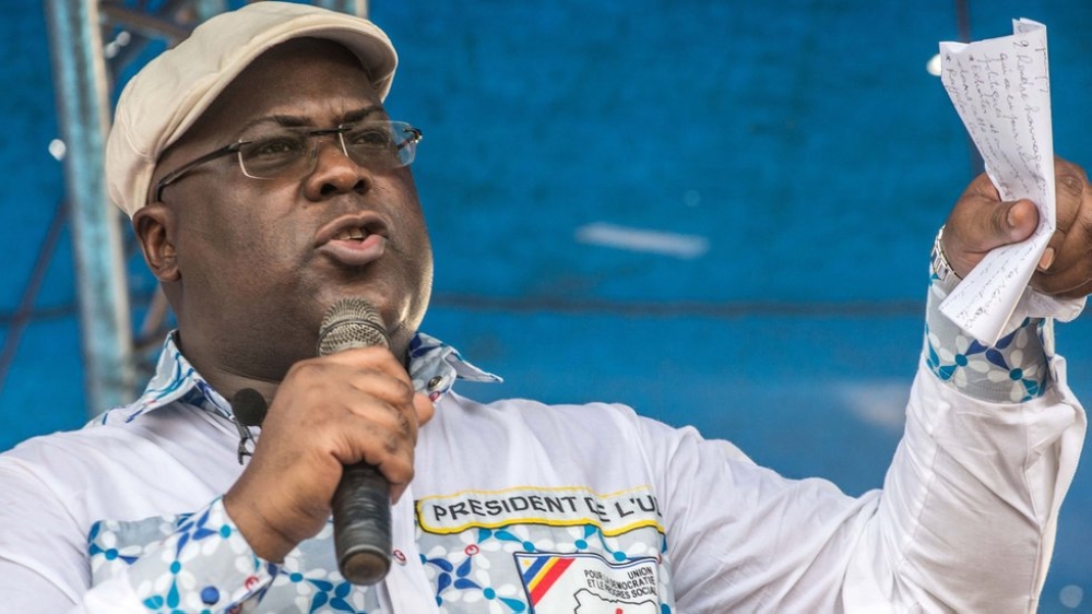 Félix-Antoine Tshisekedi Tshilombo, DR Congo president.