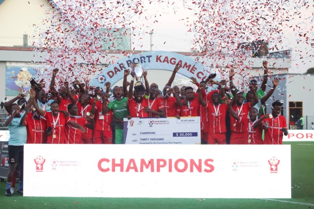 Zambian side Red Arrows defeated APR 10-9 on penalties to win the 2024 CECAFA Dar Port Kagame Cup in Tanzania.