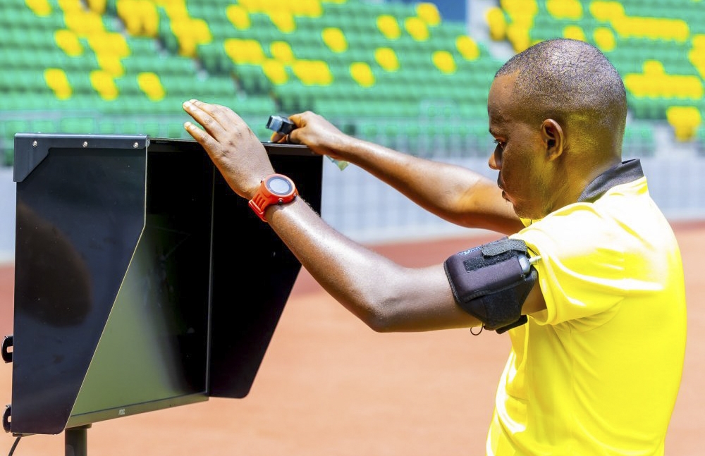 The Video Assistant Referee (VAR) system has been installed at the newly refurbished Amahoro Stadium. Photo by Igihe