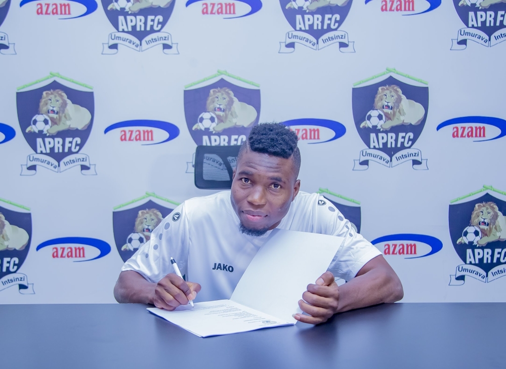 Djibril Ouatarra who recently joined APR FC