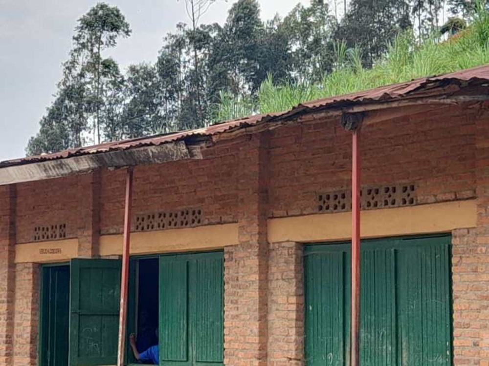 One of old classrooms at Group Scolaire Kamisave in Remera Sector, Musanze District. Courtesy