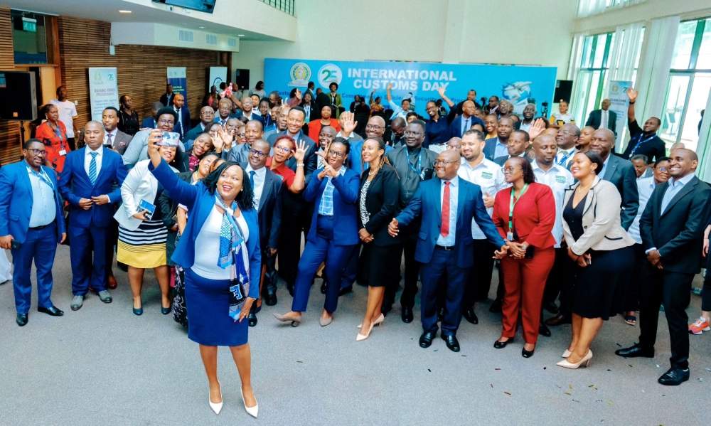 Delegates at the event while  unveiling a revamped Single Customs Territory (SCT) Centralised Platform. Courtesy