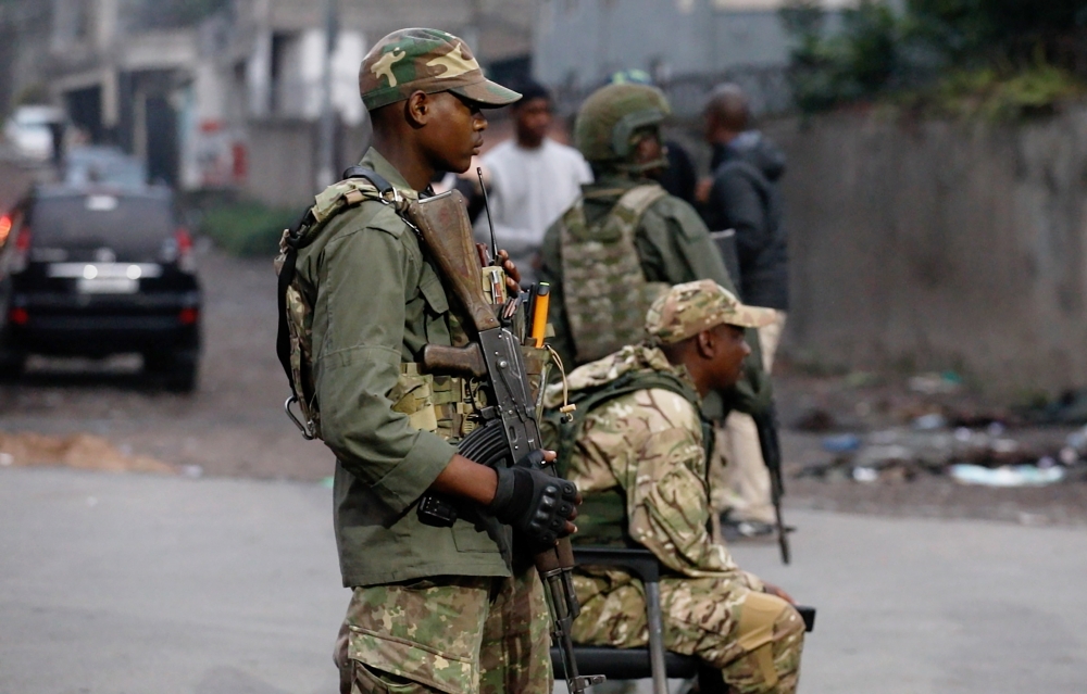 AFCM23 rebels controlling the streets of Goma. The rebels have warned that they may advance toward Bukavu. Photo by Emmanuel Dushimimana