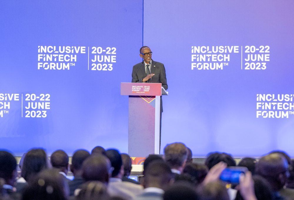 President Paul Kagame is expected to attend the second edition of the Inclusive Fintech Forum (IFF) that will take place on February 24-26 in Kigali. File