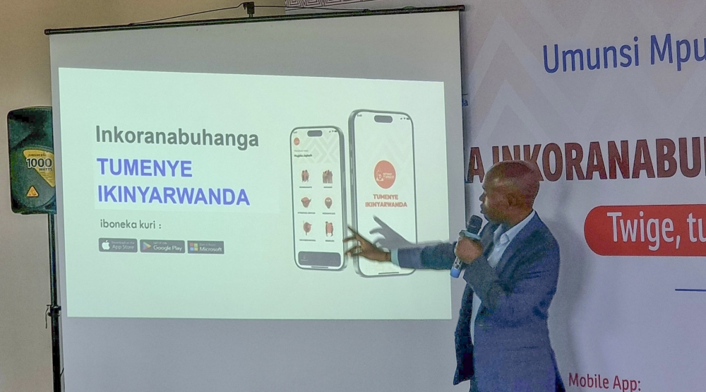 A new mobile application designed to help users learn, improve, and preserve Kinyarwanda. Photo by Jesca Mutamba