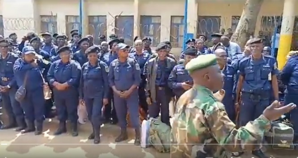 More than 2,100 Congolese police officers and 890 soldiers joined the AFCM23 rebellion in Bukavu, the capital of DR Congo’s South Kivu Province on Saturday, February 22. Courtesy