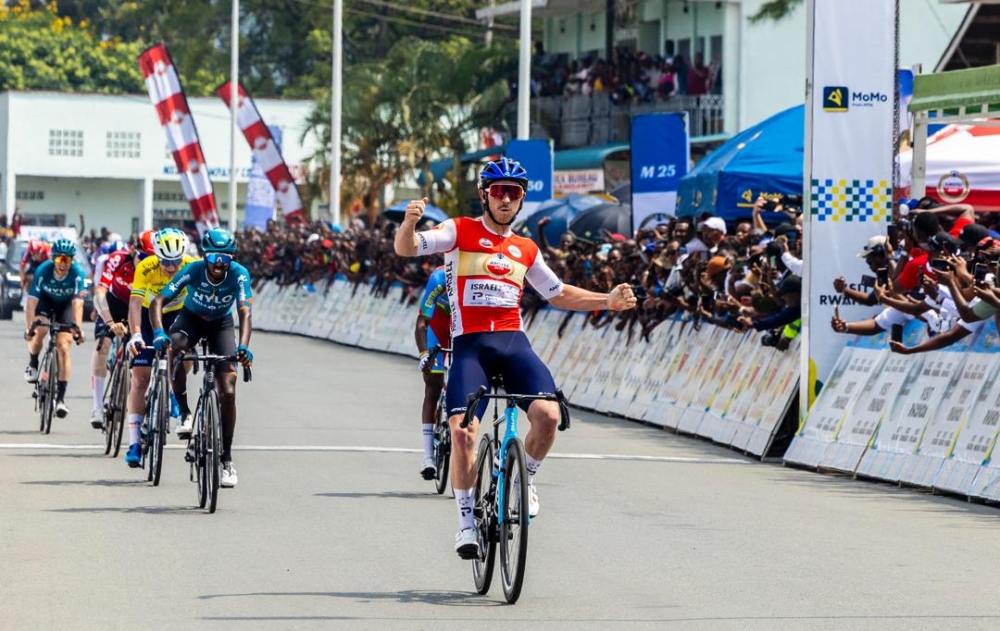 Brady Gilmore claimed yet another stage at Tour du Rwanda 2025, after outsprinting rivals to cross the finish line in Rubavu on Wednesday, February 26-courtesy