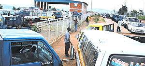 Cars line up for inspection in Kigali. (Photo/E.Mucunguzi).