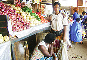 Ready to serve: Martha at her stall. (Photo/S.Tumusiime).