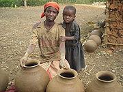 Selling pots enables villagers to send their children to school