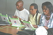 SKILLS TRAINING: Teachers receive ICT training at Kigali Institute of Science and Technology.