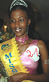 Ms Cynthia Akazuba is Miss Kigali.