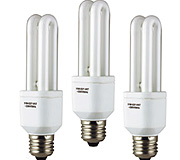 Energy saving bulbs.