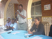 L-R: Celestin Kajangwe, Oswald Rutimburana, Paul Jabo and Colette Gakwaya Mugwaneza