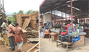 Old (L) and new Zinnia market in Kicukiro. (Photo/S.Butera). 