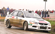 Giancarlo paces his Mitsubishi during last yearu2019s Condroz edition. (file photo).