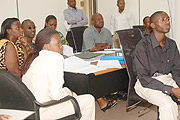 Participants at the WDA training