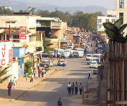 Downtown Bujumbura.