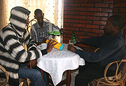 Guests having drinks within the bar and restaurant in Danico. (Photo / S. Nkurunziza)