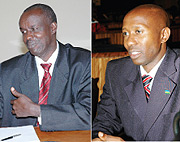 L-R: Dr Ephraim Kabaija,Fazil Musa Harerimana.