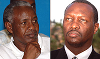 L-R: Outgoing: Ignace Beraho, PONDERING TO RUN: Robert Bayigamba..