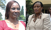 L-R: Speaker Rose Mukantabana, EAC Deputy Secretary General Beatrice Kiraso