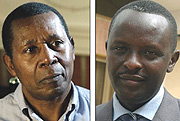 L-R: Leopold Munyakazi, Martin Ngoga.