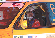 Giancarlo in  his Subaru Impreza N11. (File Photo)