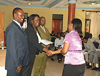 PSF officials award participants. (Photo /S. Butera)