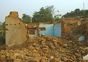 Some of the structures that were pulled down by Kigali City Council last year as part of implementing the Master Plan.