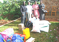 (L- R): Murenzi, Rev. Agnes, Matron and Speciose.