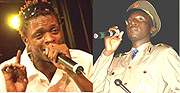 L-R: Joseph Mayanja aka Chameleon,  General Mega Dee.