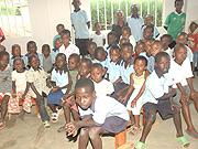 Orphans at Kinyinya Orphanage Centre. Many orphans find themselves heading households at a tender age. Orphanages do a great job of preventing that.