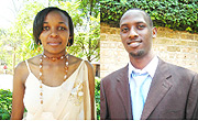 L-R: Tipped to win guild elections, Aimee Mwizerwa Photo P Ntambara, Withdrew from race; Issa Byarugaba