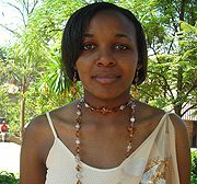 New guild president, Aimee Mwizerwa. (Photo: P. Ntambara)