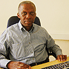 Amb.Gerald Zirimwabagabbo the Executive Chairman of Rwandair Express(File photo)