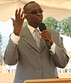 Minister Joseph Habineza  (Photo by H. Fidele Goodman)