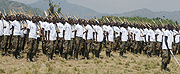 Students at parade during their passout (Photo P Buhigiro)