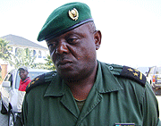 Col. Leonce Richard Kasongo, the DRC army spokesman (Photo R Mugabe)