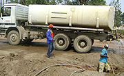 The road construction project at the centre of a row between Strabag and Rwandatel. 