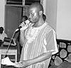 An English tutor addresses the trainees during the function. (Photo / D. Sabiiti)