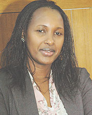 Infrastructure Minister Linda Bihire.(File photo)