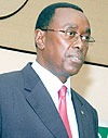 REITERATED NEED; Prime Minister Bernard Makuza ( Photo:F. Goodman) 