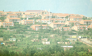 An earial view of the Gacuriro-based estate developed by SSFR. The body plans to build a bigger estate in a nearby site.