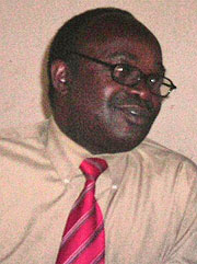 Sacked mayor Celestin Kalabayinga. (Photo: B. Mukombozi)