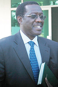 Director of the office of Geology and Mines Michael Biryabarema