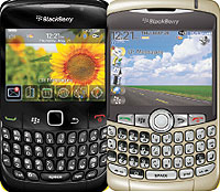 Blackberry handsets.(File photo)